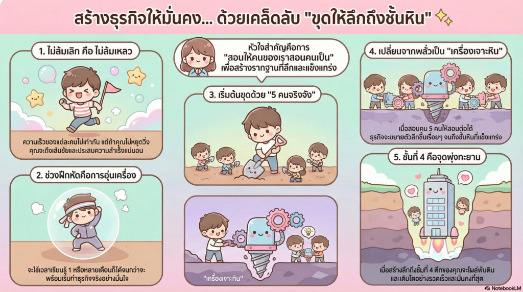 เคล็ดลับการสร้างฐานธุรกิจให้มั่นคง