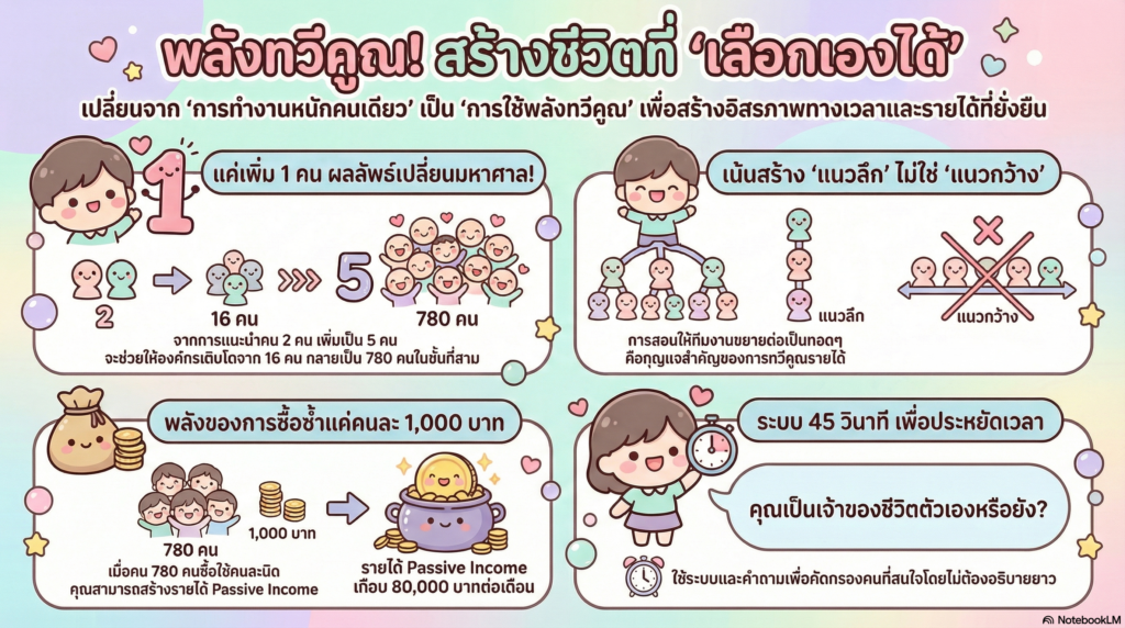 พลังทวีคูณสร้างชีวิตอิสระ